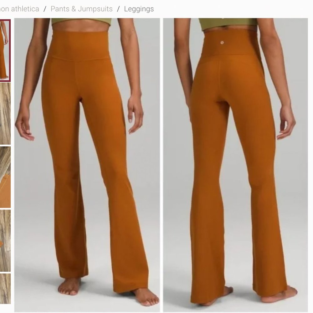 Lululemon Butternut Brown Groove Nulu Flare pant